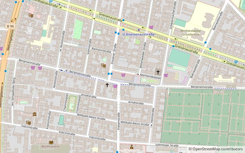 Markthalle Tegel location map