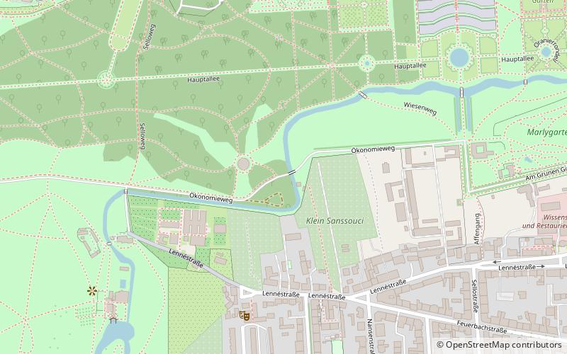 Pałace i zespoły parkowe location map