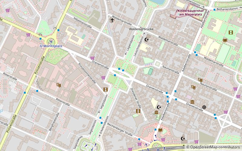 Oranienplatz location map