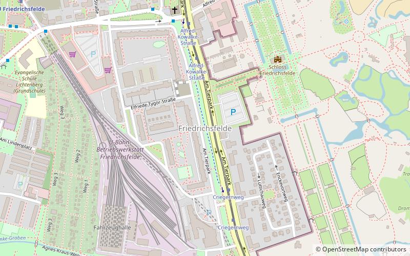 Berlin-Friedrichsfelde location map