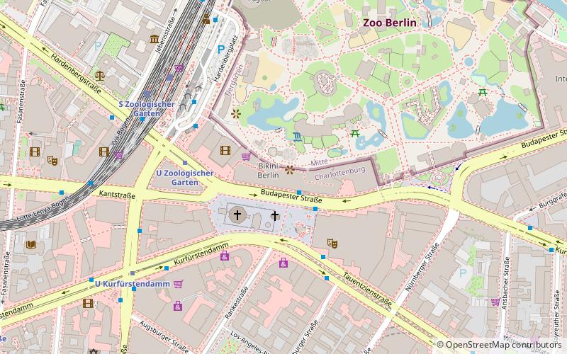 Bikini Berlin location map