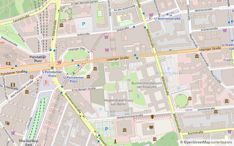 Prussian House of Lords location map