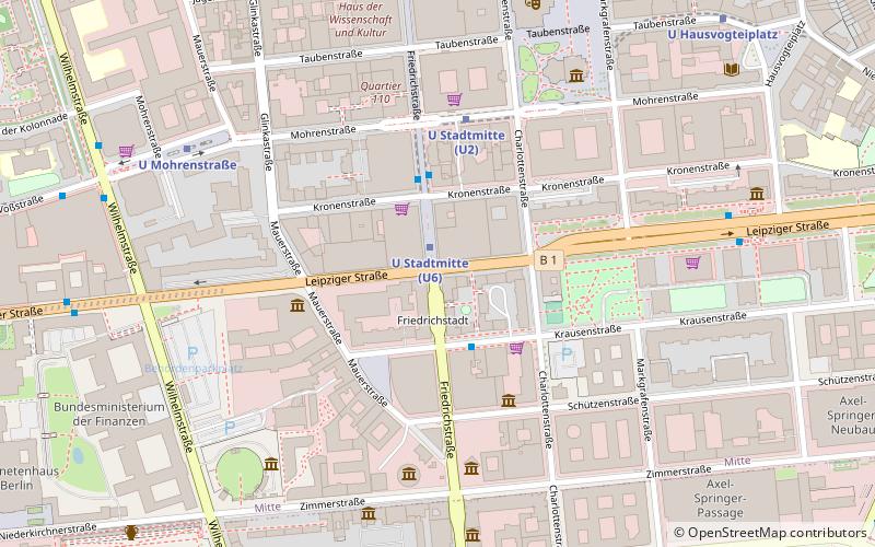 Berlin-Friedrichstadt location map
