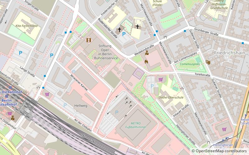 Berghain location map