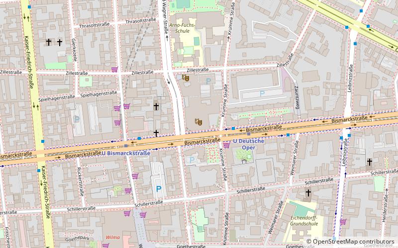 Deutsche Oper Berlin location map