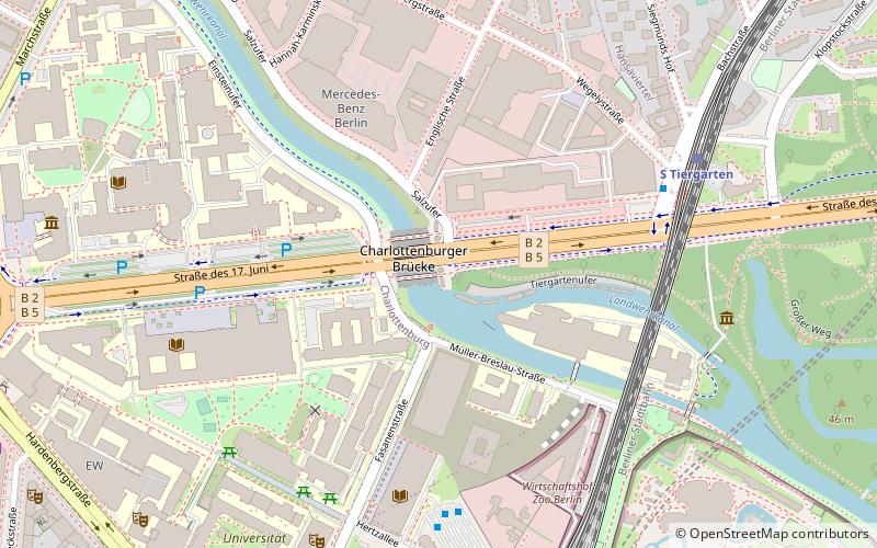 Charlottenburger Tor location map