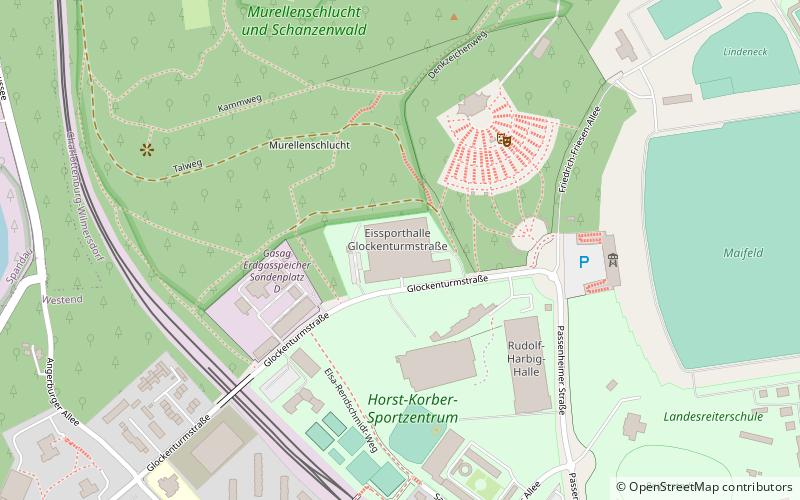 eissporthalle glockenturmstrasse berlin location map