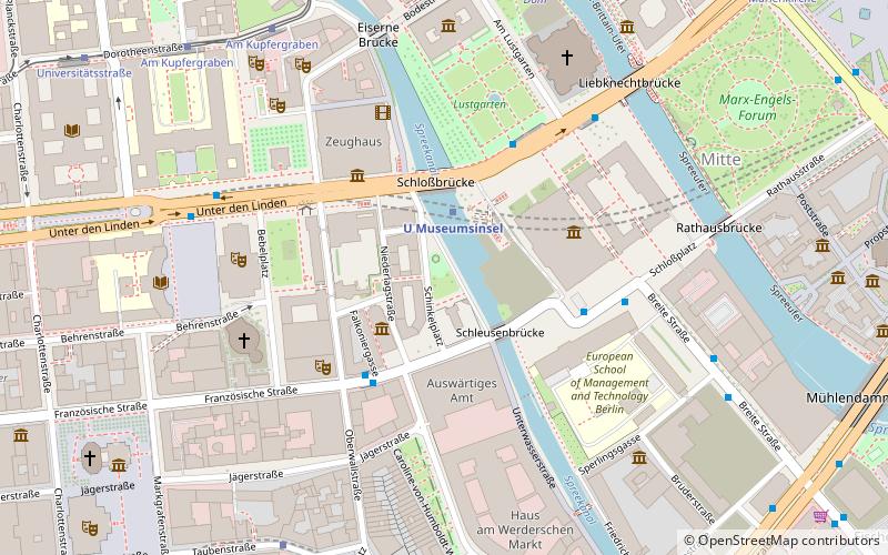 Schinkelplatz location map