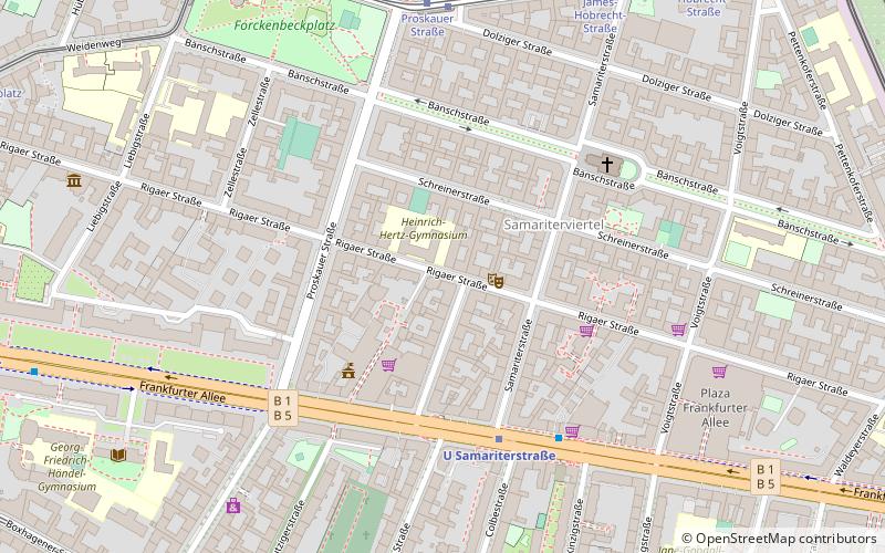 Rigaer Straße location map