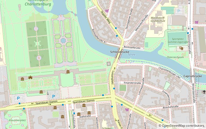 Zwei Friedenssäulen location map