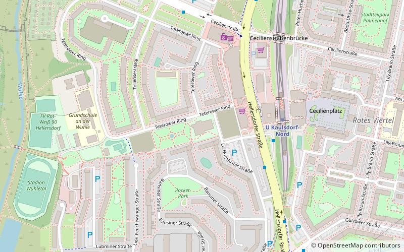 Schwimmhalle Kaulsdorf location map