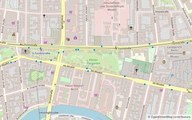 Kleiner Tiergarten location map