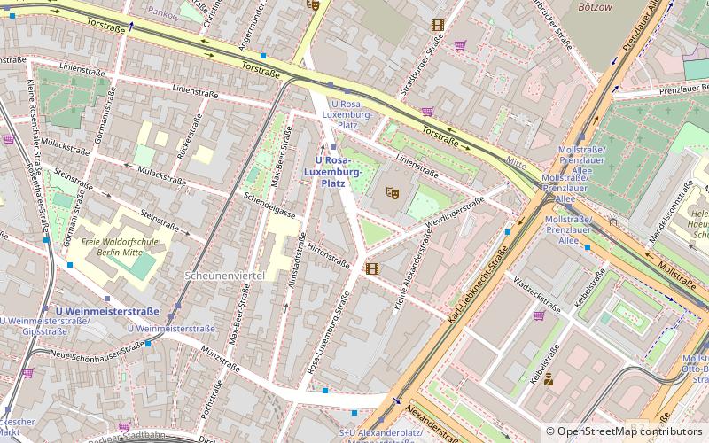 Rosa-Luxemburg-Straße location map