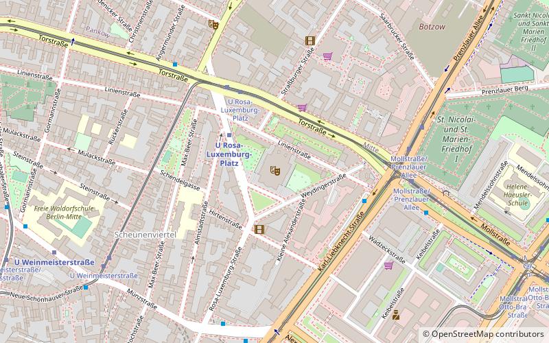 Volksbühne location map