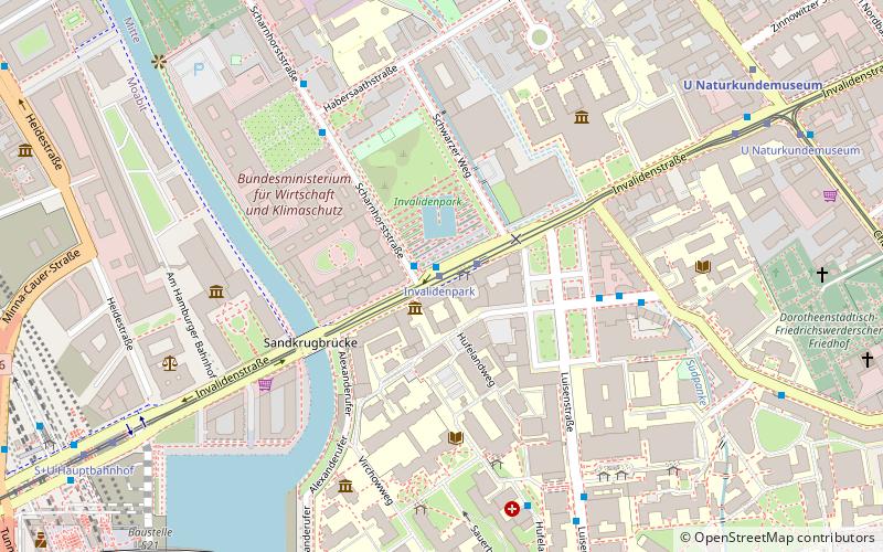 Invalidenstraße location map