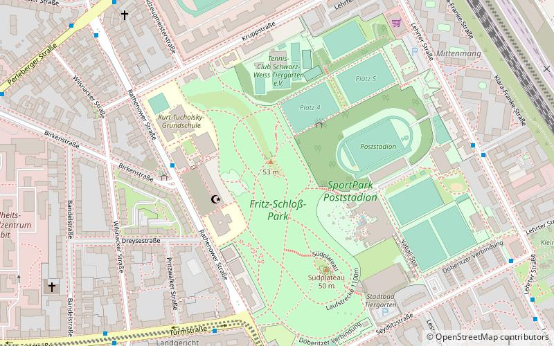 Fritz Schloß Park location map