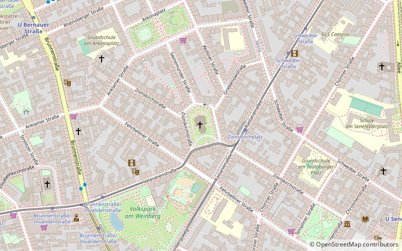 Zionskirchplatz location map