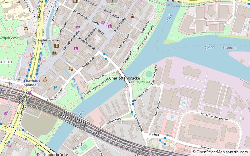 Charlottenbrücke location map