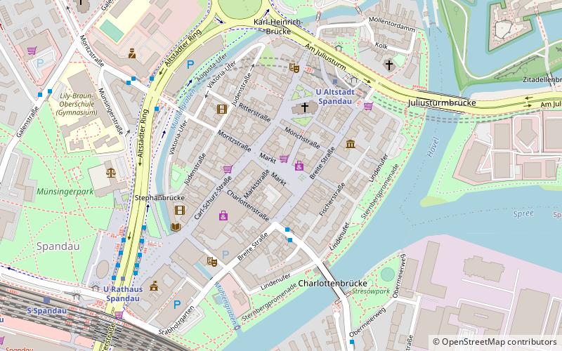 Altstadt Spandau location map