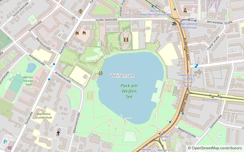 Weissensee location map