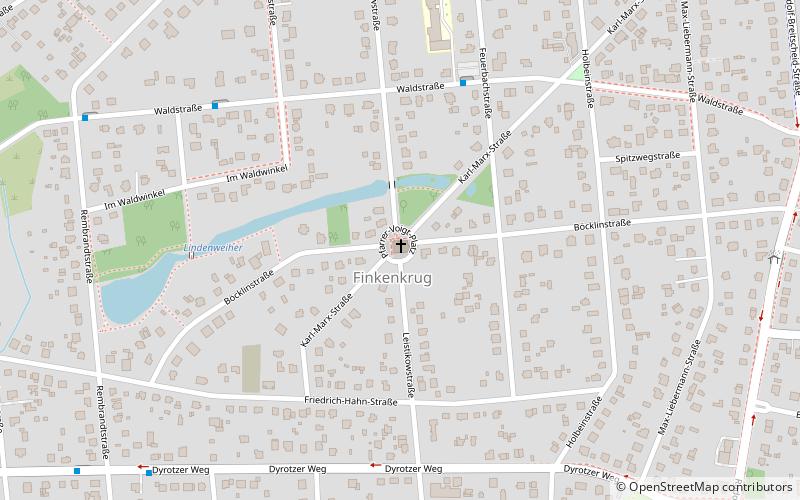 Finkenkruger Kirche location map