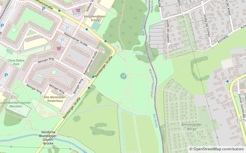 Kletterfelsen Wuhletalwächter location map