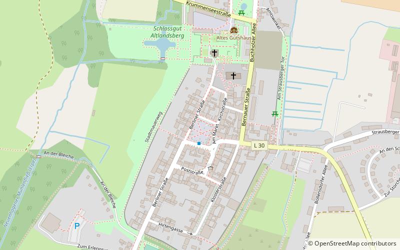 Liste der Baudenkmale in Altlandsberg location map