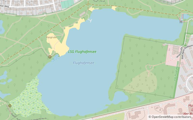 Flughafensee location map