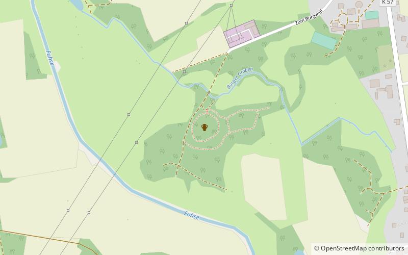 Ringwall von Burg location map