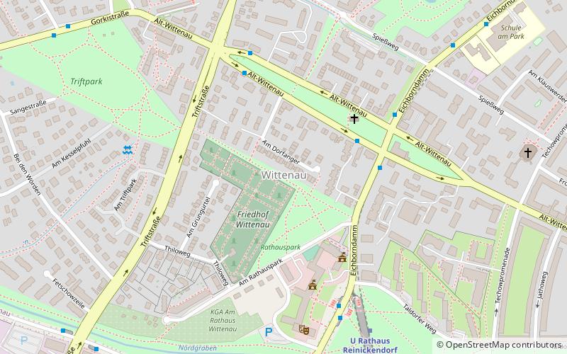 Berlin-Wittenau location map