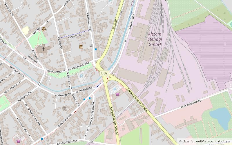 Reichsbahn-Ausbesserungswerk location map