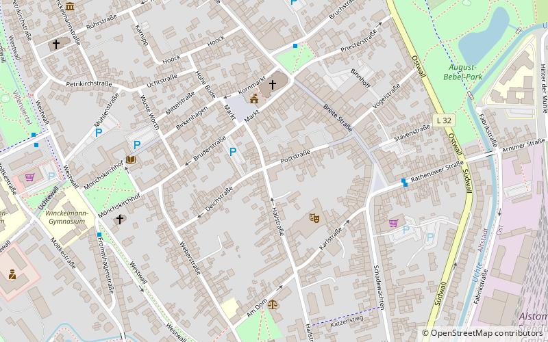 Postamt location map