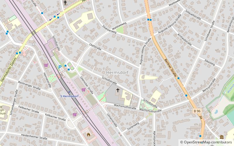 Berlin-Hermsdorf location map