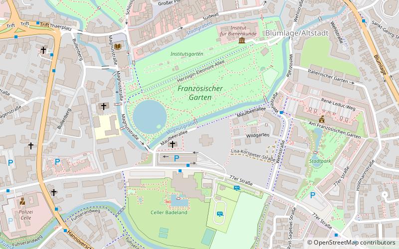 Französischer Garten location map