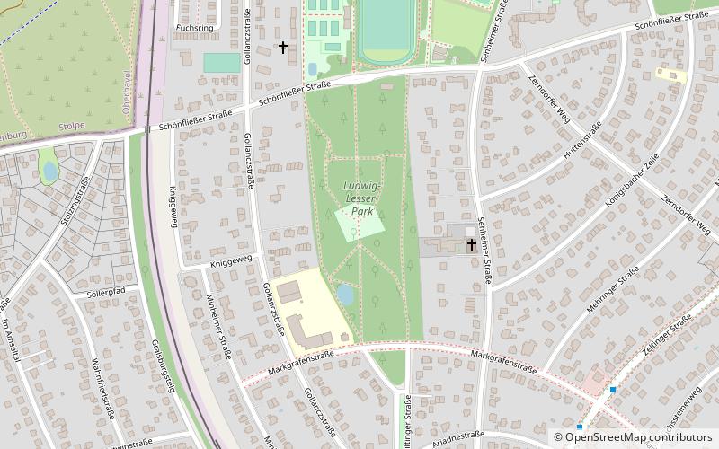 Ludwig Lesser Park location map