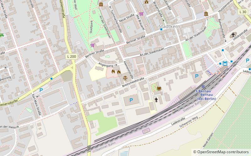 Amtsgericht Bernau location map