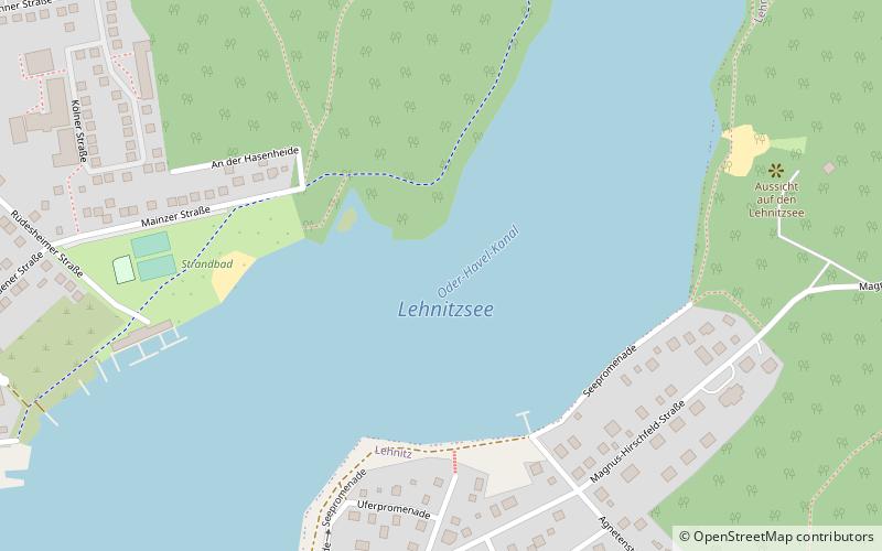 Lehnitzsee location map