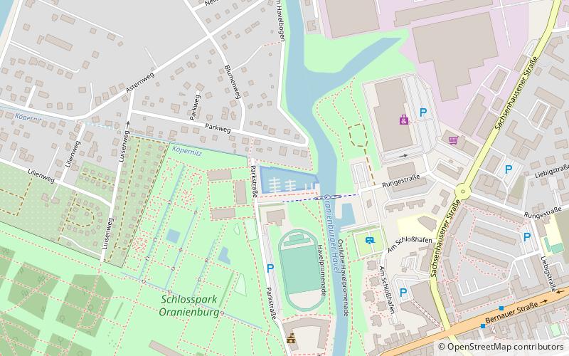 schlosshafen oranienburg location map
