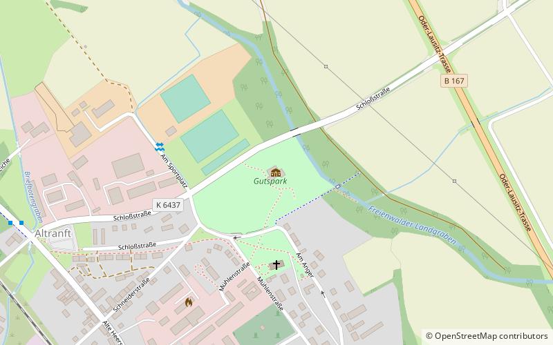Schloss Altranft location map