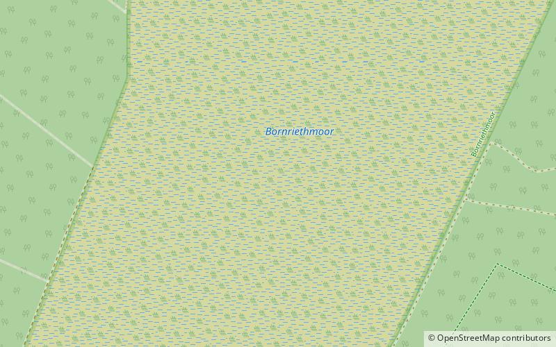 Bornrieth Moor location map