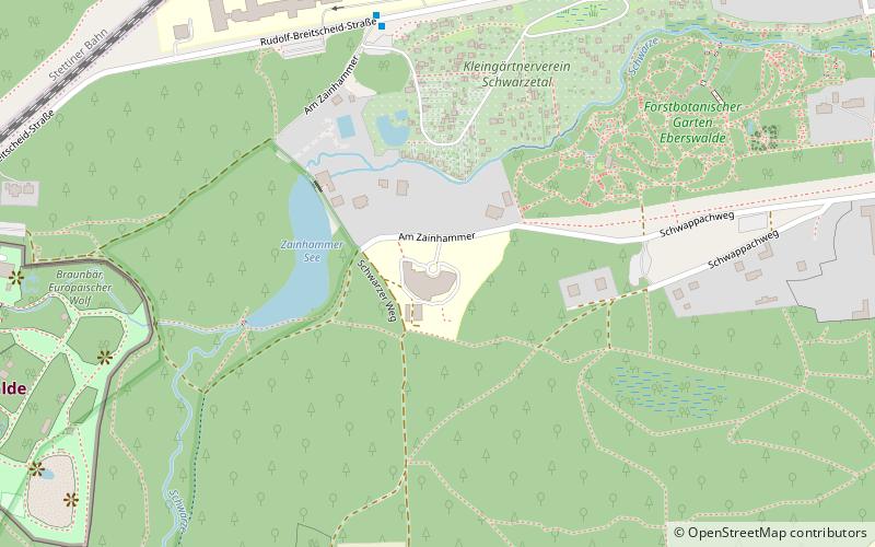Forstbotanischer Garten Eberswalde location map