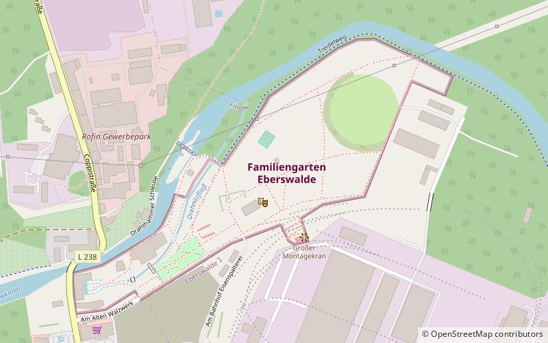 familiengarten eberswalde location map