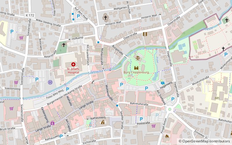stadthalle cloppenburg location map