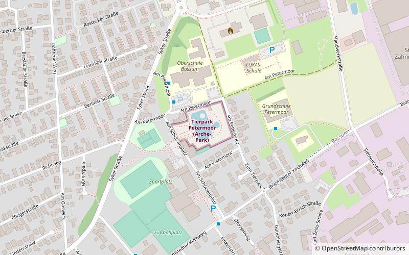 Tierpark Petermoor location map