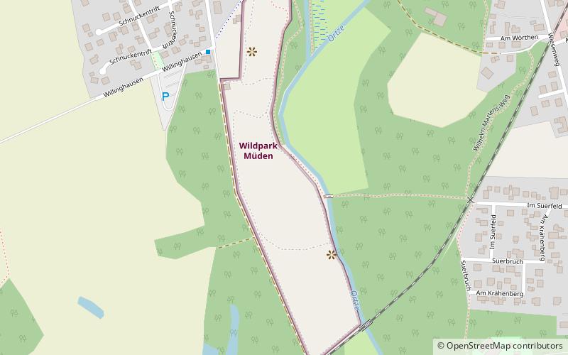 wildpark muden location map