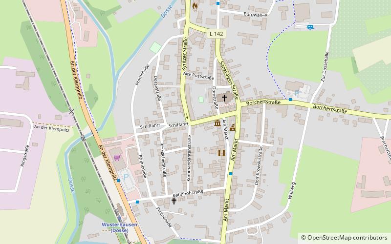 Wusterhausen/Dosse location map