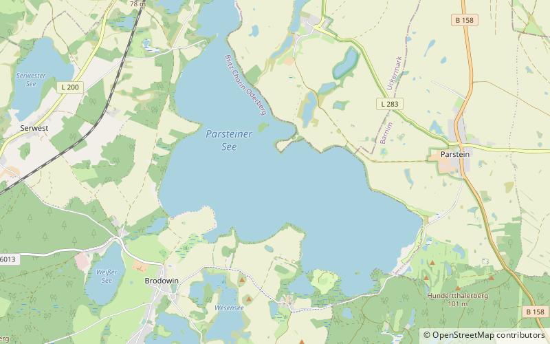 Lago Parsteiner location map