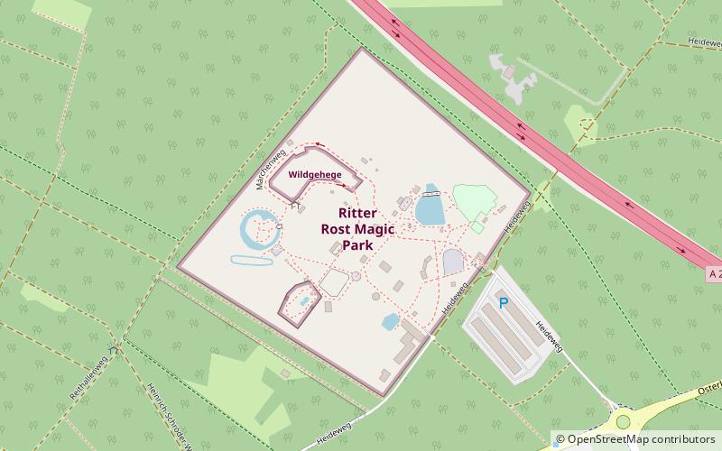 Magic Park location map