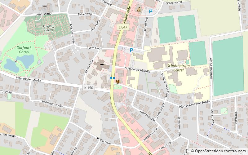 Garrel location map