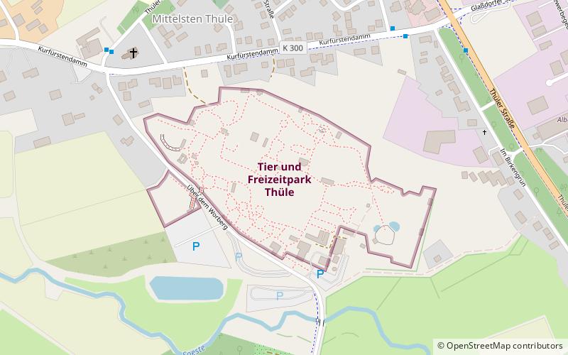 Tier und Freizeitpark Thüle location map